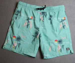 Pantalones Cortos de Natación Billabong Reciclador Domingos Reclazados Verde Azulado Talla Grande - Imagen 1 de 8