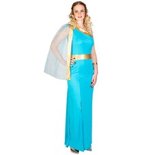 Griechische Göttin Kostüm für Damen Griechin Karneval Römerin Verkleidung Kleid