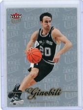 2007-08 Fleer Ultra Basketball Platinum Medallion #171 Manu Ginobili #04/25