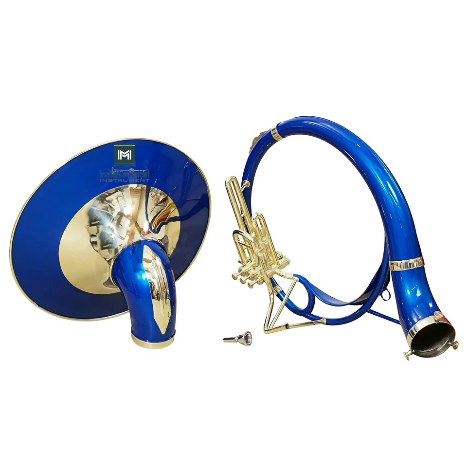 IMI Sousaphone Tuba 22 英寸铃铛带所有配件,包括吹嘴和包。 — 第 1/4 张图片