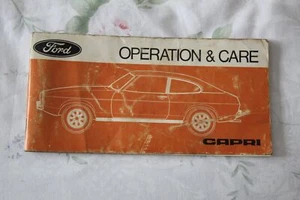 FORD CAPRI OPERATION AND CARE OWNER'S MANUAL APRIL 1977 - Picture 1 of 4