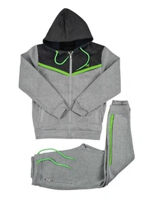 Boy's Unisex Designer MX Heavy Thick Urban Warm Fleece Tech Tracksuit - Picture 1 of 29