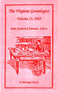 The Virginia Genealogist, Volume 13, 1969, by John Frederick Dorman, Editor - Picture 1 of 1