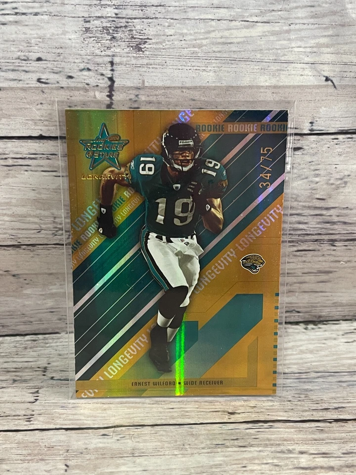 2004 Leaf Rookies and Stars Longevity Gold #219 Ernest Wilford  /75 - Image 1 of 1