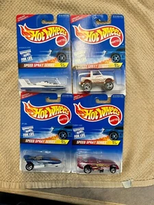 Hot Wheels Speed Spray Series 1996 Juego Completo 1-4 Hidroplano Jeep Dirty Dog - Imagen 1 de 5