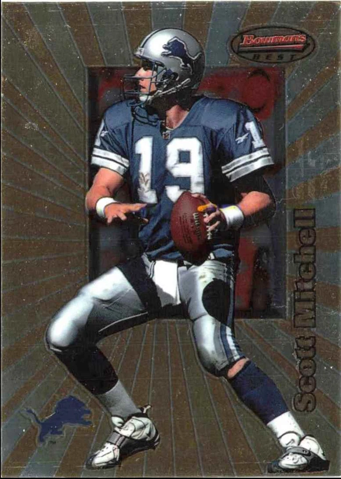 1998 Bowman's Best Scott Mitchell Detroit Lions #76 - Image 1 of 2