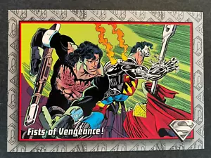 Fists Of Vengeance! 1993 Skybox DC Return of Superman #88 - Picture 1 of 2