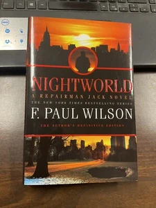 F. Paul Wilson signiert NIGHTWORLD: A Repairman Jack Roman HC 1./1. Deinitive Aufl. - Bild 1 von 4