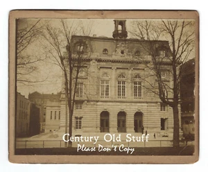 Binghamton, NY - Cabinet Card Photo of City Hall on Collier St., ca. 1900 - Picture 1 of 2