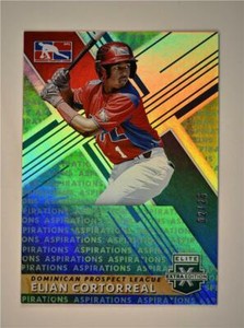 2019 Elite Extra Edition Aspirations Tie-Dye #200 Elian Cortorreal /25