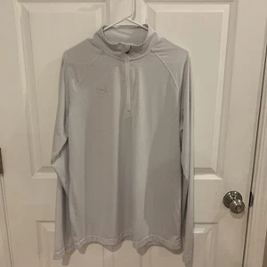 Under Armour Mens Large Long Sleeve Pullover Loose 1/2 Zip HeatGear Gym (12) - Picture 1 of 13