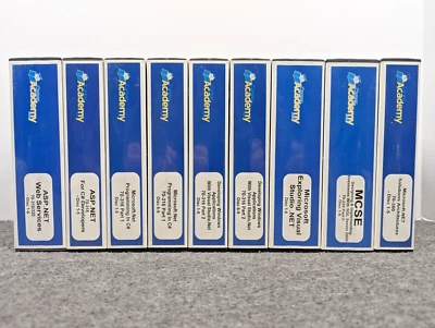 Career Academy Microsoft MSCE Training Software CD-ROM Lot Visual Studio C# SQL - Image 1 of 4