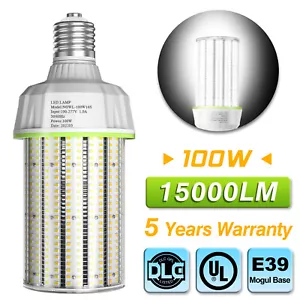 100W LED Corn Light Bulb 5000K 15000lm, E39 Base Replace 400W Metal Halide HID - Picture 1 of 13