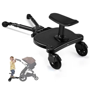 Universal Buggy board Kiddyboard Mit Sitz Trittbrett Für Kinderwagen DHL - Bild 1 von 11