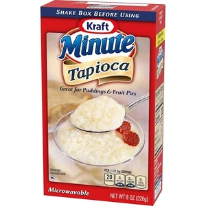 Minute Pudding Mix Good For Puddings & Fruit Pies, Tapioca, 8 oz - Picture 1 of 11