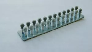 Torpedo roof vent (24 vents per sprue), OO/4mm - Picture 1 of 3
