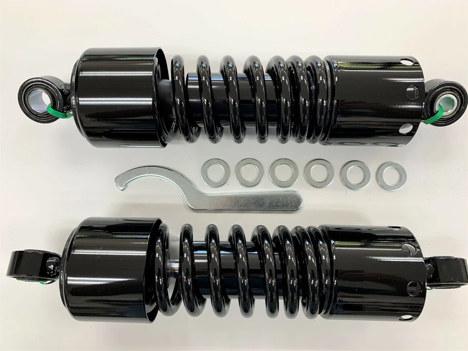 Amortiguadores cortos negros resistentes Suzuki VS700 - VS800 Intruder S50 Boulevard 11" Foto 1 de 1