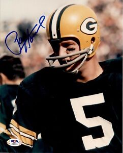 Paul Hornung autographed signed 8x10 photo NFL Green Bay Packers PSA COA