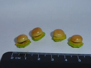 4 x Käseburger Maßstab 1:12 - Bild 1 von 1