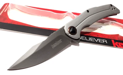 KERSHAW KS2070 Believer Tactical Spring Open Assisted Folding Pocket Knife EDC - Image 1 of 4