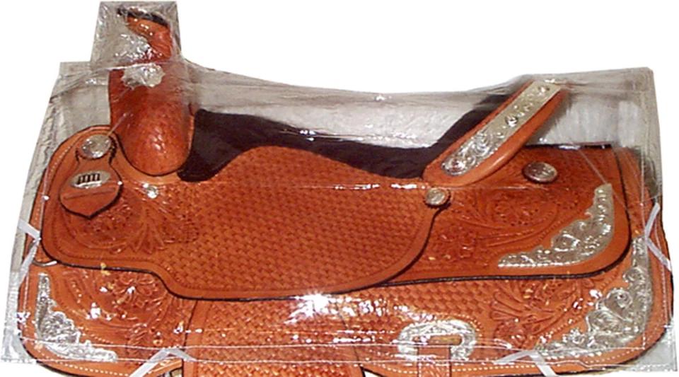 Funda de sillín Western de vinilo con elástico 30"x 32" Foto 1 de 1