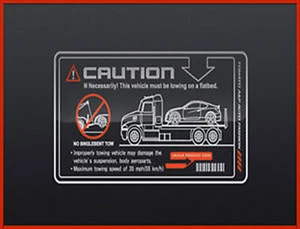 Window caution Emblems Stickers 1P for 11 Kia Sportage R - Foto 1 di 1