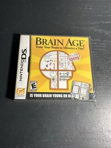 Brain Age: Train Your Brain In Minutes A Day Nintendo DS NUEVO - Sin abrir - Imagen 1 de 4
