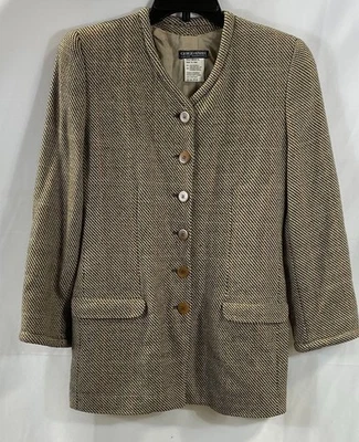 Женская коричневая куртка Giorgio Armani в елочку M - Изображение 1 из 4