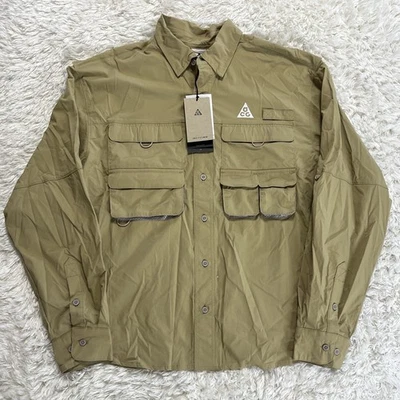 Nike ACG Orb Weaver Dri-FIT ADV UV Men's  Shirt Beige Men’s Sz Small HJ2465-297 - Image 1 of 4