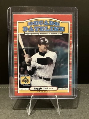Tarjeta de Reggie Jackson 2001 Upper Deck década de 1970 # 133 Foto 1 de 2
