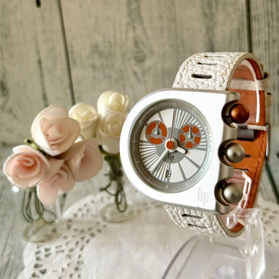 Часы с хронографом LIP Mach 2000 серебристые французские мужские кварцевые швейцарские с коробкой - Изображение 1 из 4