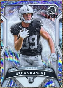 2025 Topps Resurgence Brock Bowers novato Silver Wave #336/399 Raiders #147 - Imagen 1 de 2