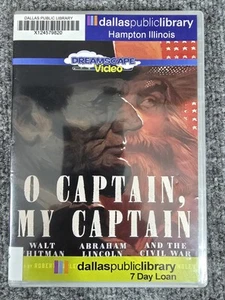 O Captain, My Captain: Whitman, Lincoln, and the Civil War (DVD-R, Ex-Library) - Imagen 1 de 4