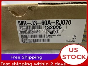 1PC New In Box Mitsubishi MR-J3-60A-RJ070 AC Servo Drive Fast Shipping - Picture 1 of 12