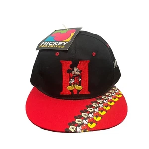 Vintage 90’s Mickey Unlimited Florida Wrap Around Mickey Mouse SnapBack Hat NWT - Bild 1 von 10