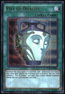 Yu-Gi-Oh! - Duelist Saga Pot of Duality 2017 DUSA-EN084 1st Edition - Image 1 of 2