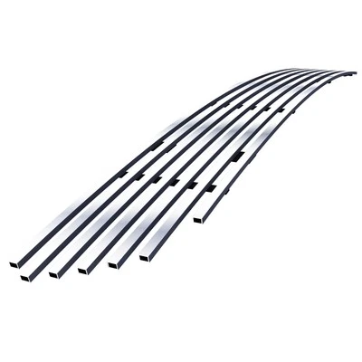 Compatível com 13-15 Honda Accord Sedan para-choque inferior aço inoxidável cromado inserção de grade de tarugo - Imagem 1 de 4