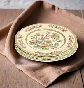 Johnson Bros INDIAN TREE 10” Dinner Plates Set of 3 England Floral Vintage - Picture 1 of 11
