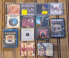 Large Collection of 12 Kansas Albums Many OOP, 1 Concert DVD & 1 BluRay