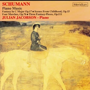 SCHUMANN RECITAL JULIAN JACOBSON (Fazioli piano) MERIDIAN AUDIOPHILE CD NEW - Picture 1 of 2