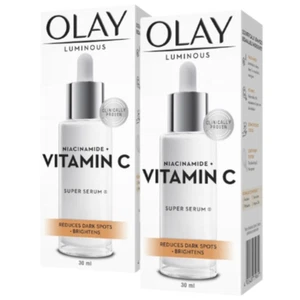 2 x Olay Luminous Niacinamide + Vitamin C Super Face Serum 30ml - Picture 1 of 5