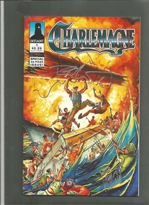 CHARLEMAGNE 1 DEFIANT COMIC SIGNED  CHICHESTER & POLLINA 1994  - Picture 1 of 3