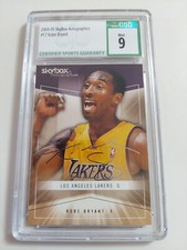 Kobe Bryant CSG 9 2004-05 Skybox Autographics Signature #17 POP= 2 (2 HIGHER)