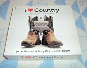 I Love Country 60 Classic Country Hits (Johnny Cash,Lynn Anderson,.. 3 CD´s Box - Bild 1 von 2
