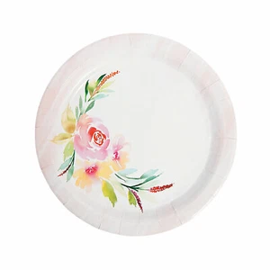 Garden Party Paper Dinner Plates, 8 Ct., Party Supplies, 8 Pieces - Picture 1 of 3