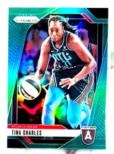 Tina Charles 2024 Panini Prizm WNBA Green Prizm Card-#36 Atlanta Dream - Picture 1 of 4