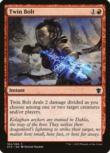 4x Twin Bolt - Casi nuevo - Dragons of Tarkir SPARROW MAGIC mtg - Imagen 1 de 1