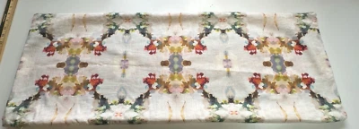 Laura Park Designs Orchid Blossom Bolster Watercolor Pillow 14" x 36" Cover Only - Image 1 of 4