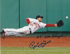 COCO CRISP BOSTON RED SOX 2007 WS CHAMPS ACTION SIGNED 8x10 - Picture 1 of 1