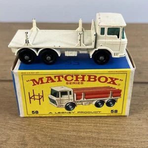 Vintage 1968 MATCHBOX 58 DAF GIRDER TRUCK in Original New Model Box (No Bars) - Picture 1 of 11